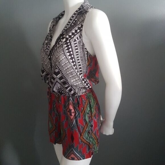 Southwestern Motif Romper - Picture 8 of 11